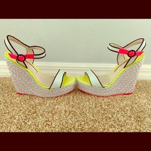 Sophia Webster platform wedges size 8